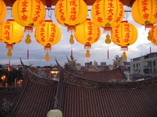 Vaizdas iš Baoan šventyklos