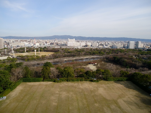 Vaizdas iš Osakos pilies